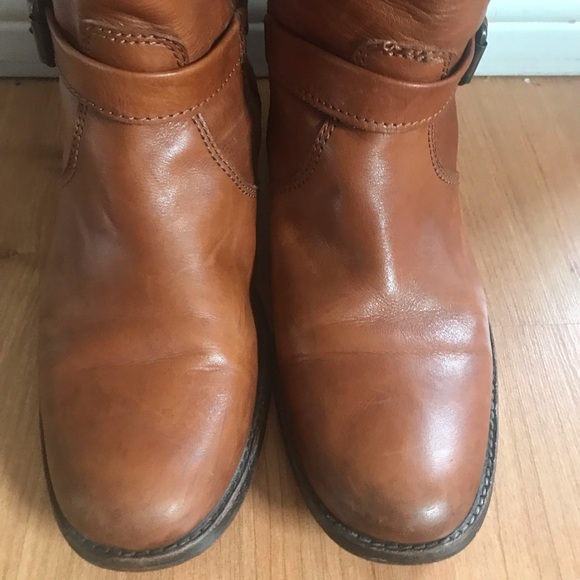 Frye Phillip Riding Whiskey boots leather size 8 - Picture 5 of 13